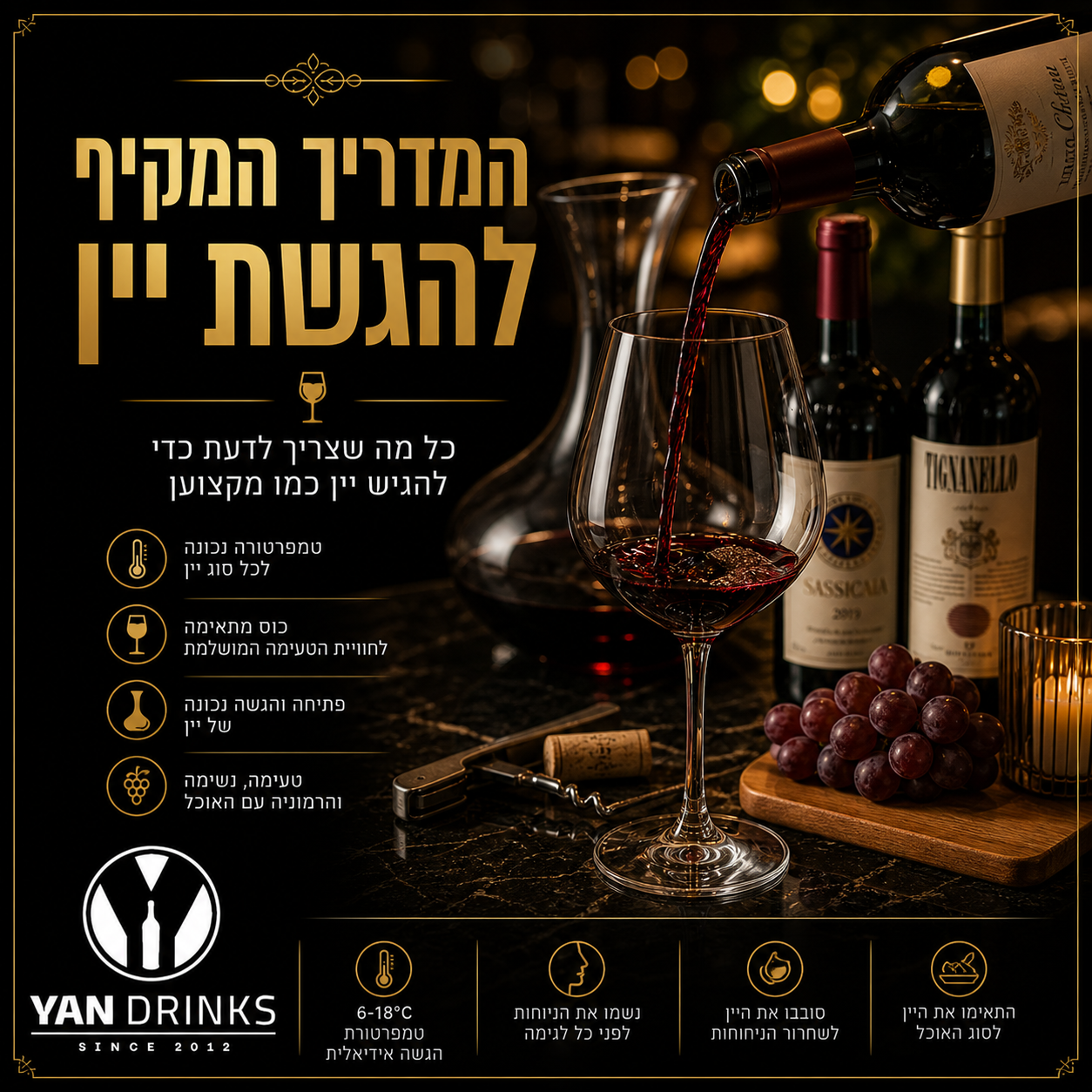 המדריך המקיף להגשת יין