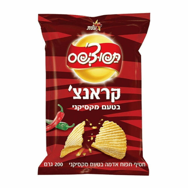 חטיף תפוצ'יפס בטעם מקסיקני 50 גרם