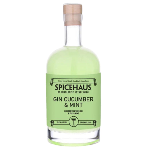 ספייס האוס ג׳ין מלפפון ונענע 500 מ"ל