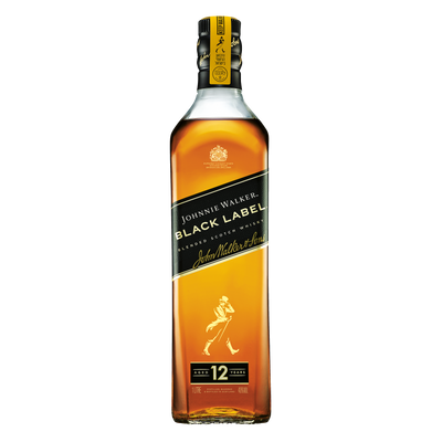 ג'וני ווקר בלאק לייבל 1 ליטר מארז 12 בקבוקים