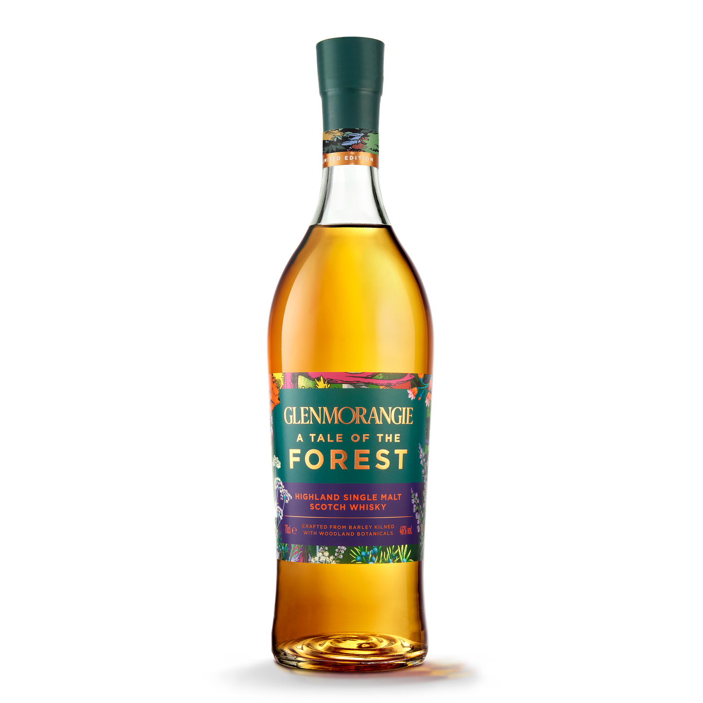 בקבוק וויסקי סינגל מאלט גלנמורנג׳י פורסט 700 מ''ל מיוחד מאזור הגבוה בעיצוב חגיגי - Shopping IL