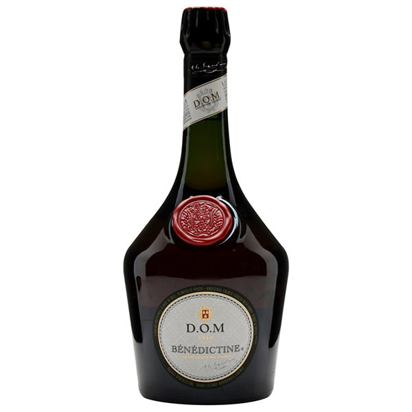 בקבוק ליקר בנדיקטין דום בנדקטין 700 מ''ל מיוחד ויוקרתי עם תווית וחותם עיצובי|