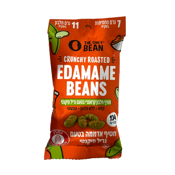 חטיף אדממה קרנצ’י בטעם גריל פיקנטי | 26 גרם