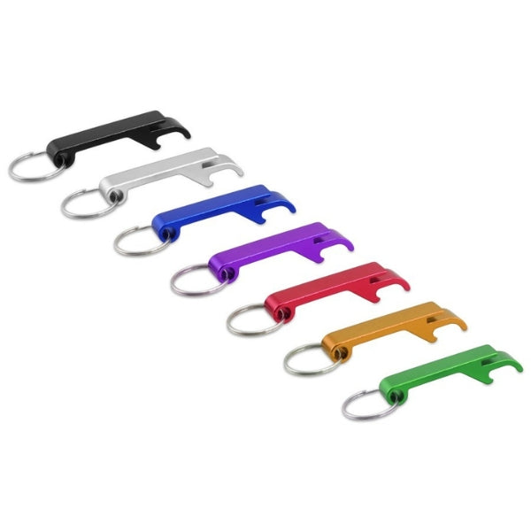 פותחן בירה + תופסן למפתחות (צבע משתנה לפי מלאי)