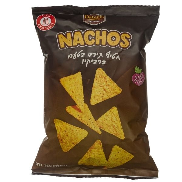 חטיף נאצ'וס בטעם ברביקיו | 150 גרם