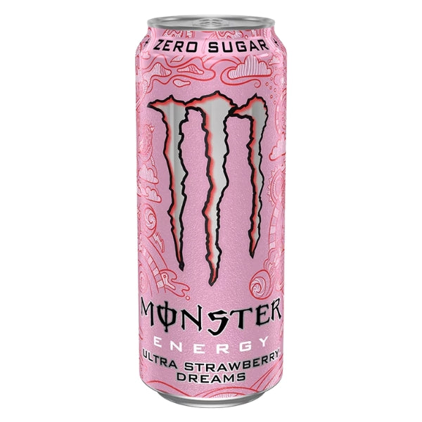 ארגז פחית מונסטר אולטרה תות 500 מ"ל (24 יח')