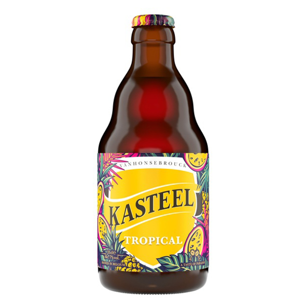 ארגז בירה קסטיל טרופיקל 330 מ"ל 24 יחידות