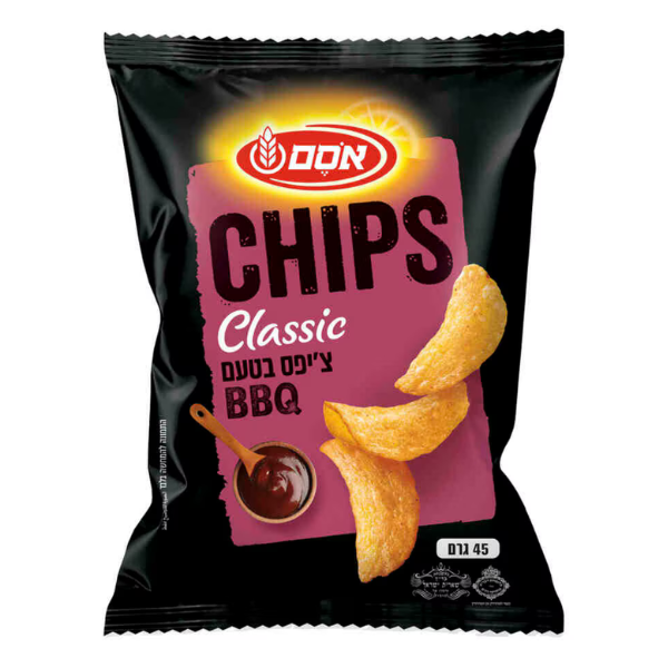 אסם צ'יפס בטעם ברביקיו | 45 גרם