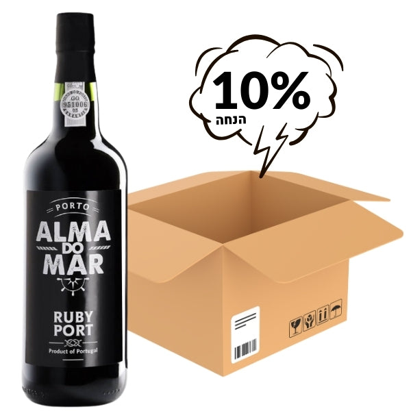 שישיית אלמה דו מר פורט רובי 750 מ"ל