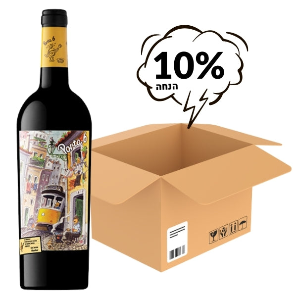 שישיית פורטה 6 אדום כשר 750 מ"ל