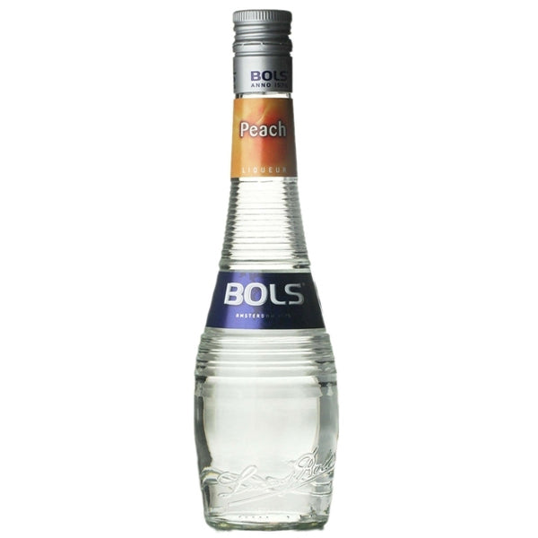בולס ליקר אפרסק 700 מ''ל תמונת בקבוק עם לוגו BOLS כחול וטעם פירותי ברור
