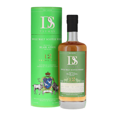 בקבוק ויסקי די.אס בלייר אתול 12 שנה 700 מ''ל בהשקה ישראלית עם אריזה ירוקה