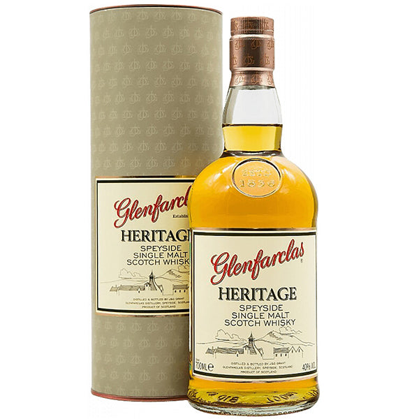 בקבוק וויסקי גלנפרלאקס גלנפרקלס הריטאז' 700 מ''ל בתוך מארז קרטון