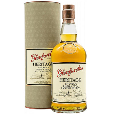 בקבוק וויסקי גלנפרלאקס גלנפרקלס הריטאז' 700 מ''ל בתוך מארז קרטון