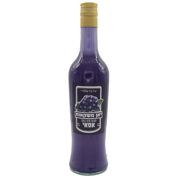 בקבוק ערק אסאי וענבים יאן משקאות 750 מ''ל - יין סגול איכותי