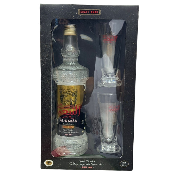 מארז קעואר אלנבעה ספישל רזרב 750 מ"ל + 2 כוסות