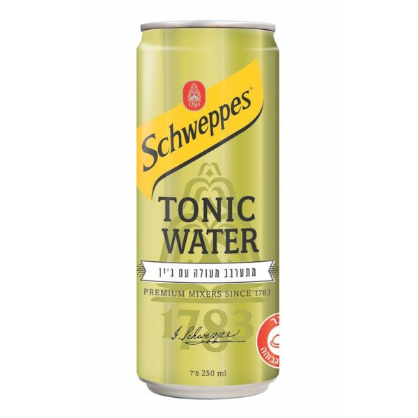 ארגז פחיות שוופס טוניק 250 מ"ל 24 יח'