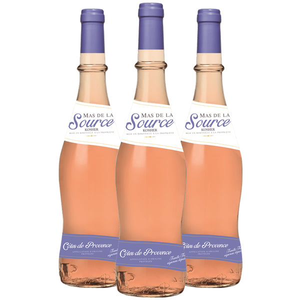 שלושה בקבוקי יין רוזה מאס דה לה סורס 750 מ''ל במבצע - Shopping IL