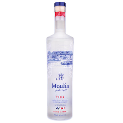 בקבוק וודקה איכותי מולין 1 ליטר אלכוהול לחתונה ואירועים בעיצוב עם פסל טחנת רוח