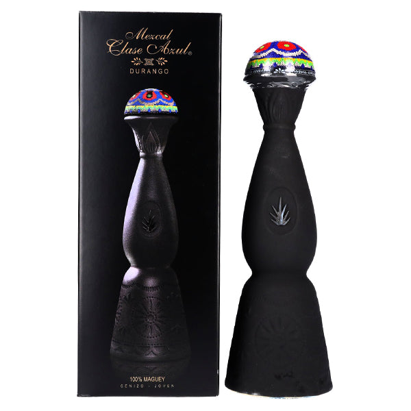 בקבוק טקילה קלאסה אזול מזקל דורנגו 700מ''ל עם עיצוב מקסיקני ייחודי ויוקרתי