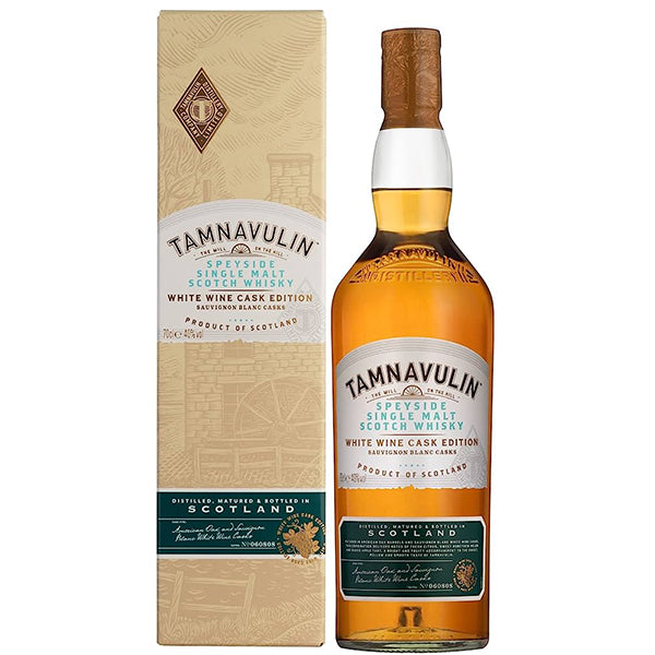 בקבוק ויסקי טמנאוולין סוביניון בלאן פיניש 700 מ''ל מהדורת White Wine Cask Edition מ-Area Speyside