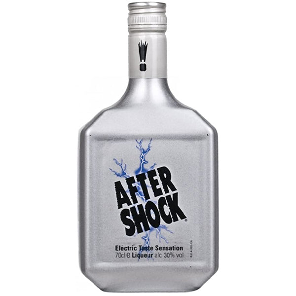 בקבוק ליקר אפטר שוק כסף בנפח 700 מ''ל - טעם חשמלי מרהיב עיצוב כסוף וכחול מודרני