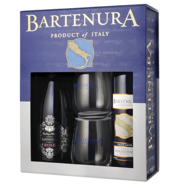 מארז יין זוגי ברטנורא + זוג כוסות