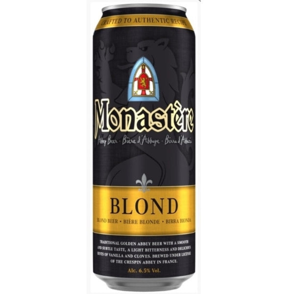 ארגז בירה פחית מונסטר איביי בלונד 500 מ"ל 24 יח'