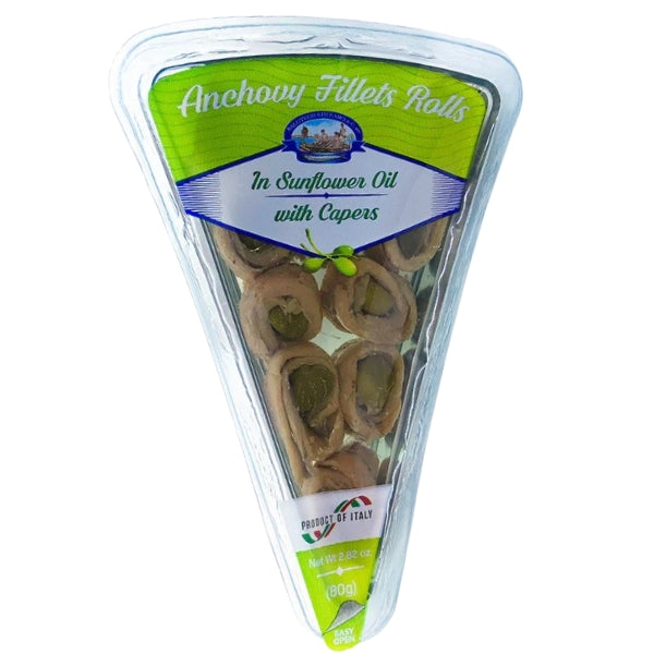 פילה אנשובי בתוספת צלפים 80 גרם