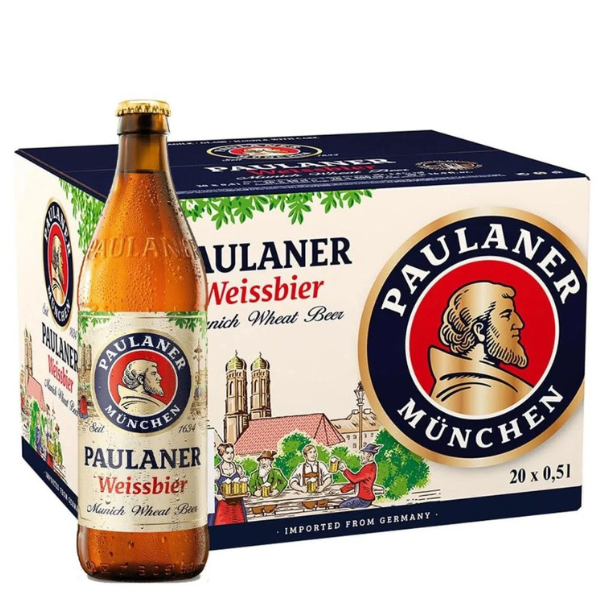 ארגז בירה פאולנר 500 מ''ל 20 יח'' - בירת חיטה בווארית ממינכן|