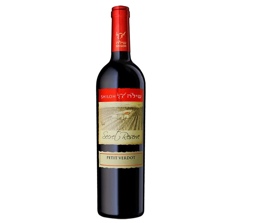 בקבוק שילה סוד רזרב פטי ורדו 750 מ''ל יין אדום מיוקר מיקב שילה