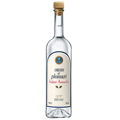 בקבוק זכוכית שקופה של אוזו פלומארי 1 ליטר משקה אלכוהולי בטעם אניס פרודקט אותנטי מיוון|