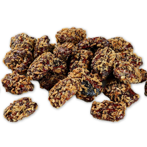 נישנוש 200 גרם פקאן מצופה פירירו *כשר עוגיות פריכות בדגנים ופירות יבשים