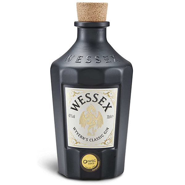 בקבוק ווסקס קלאסיק ג'ין 700 מ''ל בעיצוב שחור וזהב עם דרקון לאירועים