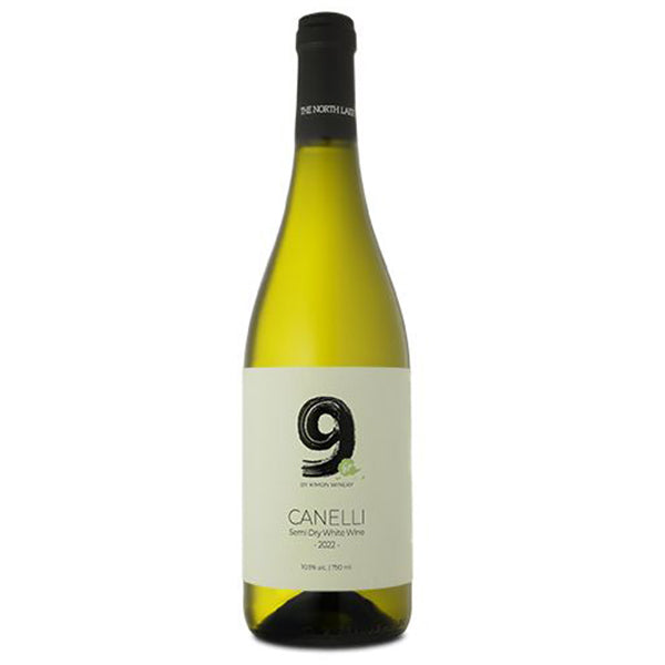 בקבוק רימון 9 גרם קאנלי 750 מ''ל יין לבן חצי יבש מייקב קנלי דגם 2022 אלכוהול 9%