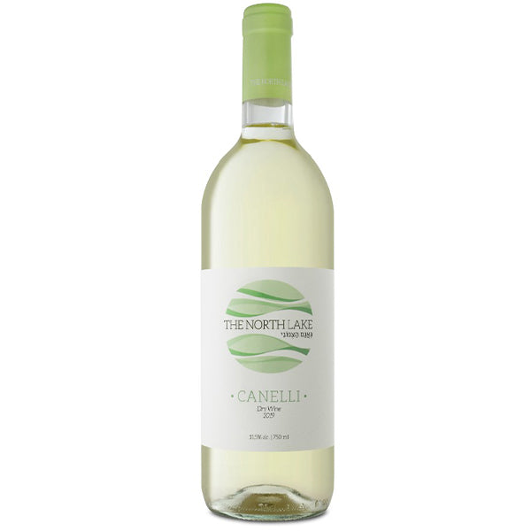 בקבוק רימון קנאלי לבן יבש 750 מ''ל תווית ירוק-לבן אלכוהול 12%