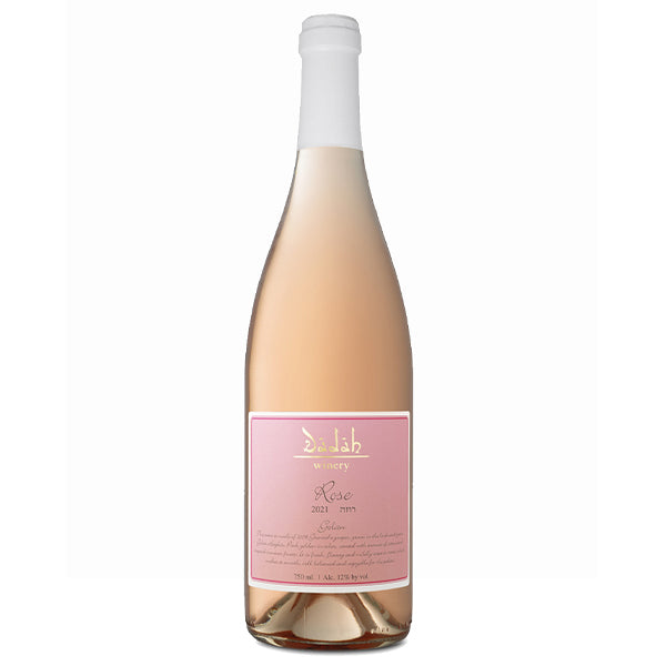 בקבוק דדה רוזה 750 מ''ל מיקב Delilah עם לייבל ורוד וצורת פנימית מעודנת