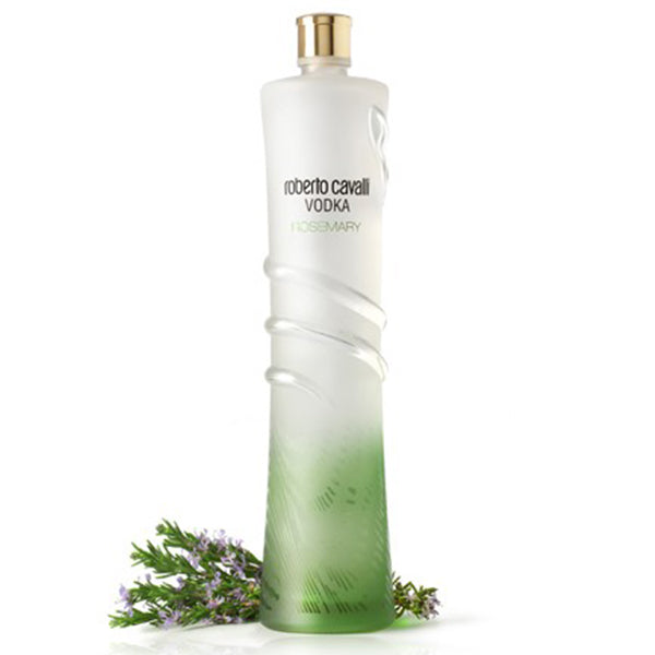 בקבוק וודקה רוברטו קוואלי רוזמרין 1 ליטר בעיצוב אלגנטי