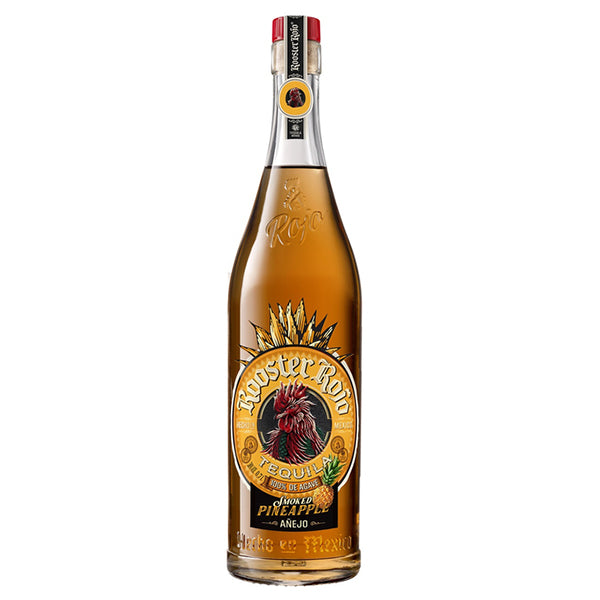 בקבוק תקילה רוסטר רוג'ו אינייחו אננס 700 מ''ל עם תרנגול הוד ותווית צבעונית - יאן משקאות