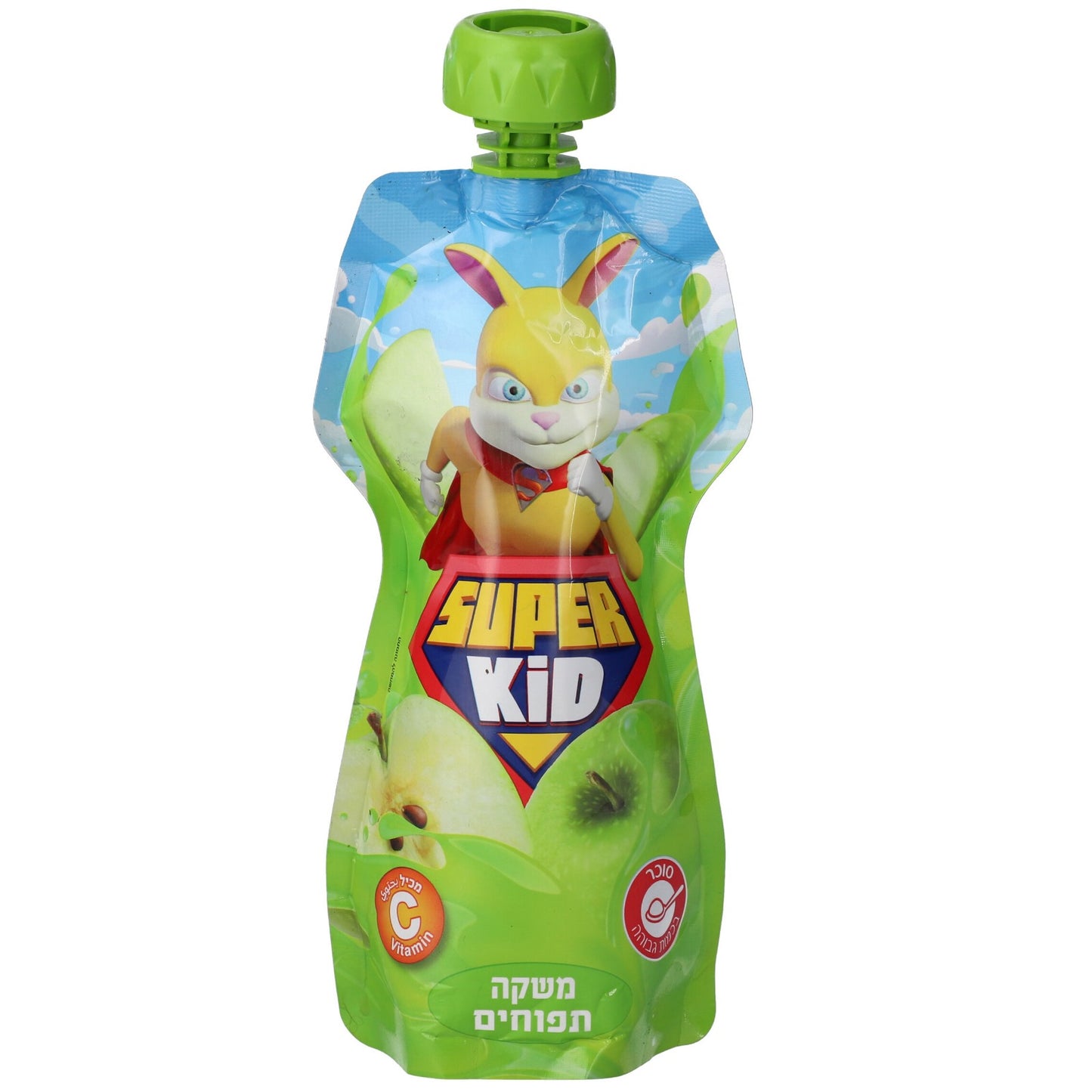 ארגז משקה "סופר קיד" בטעם תפוחים | 200 מ"ל 40 יחידות