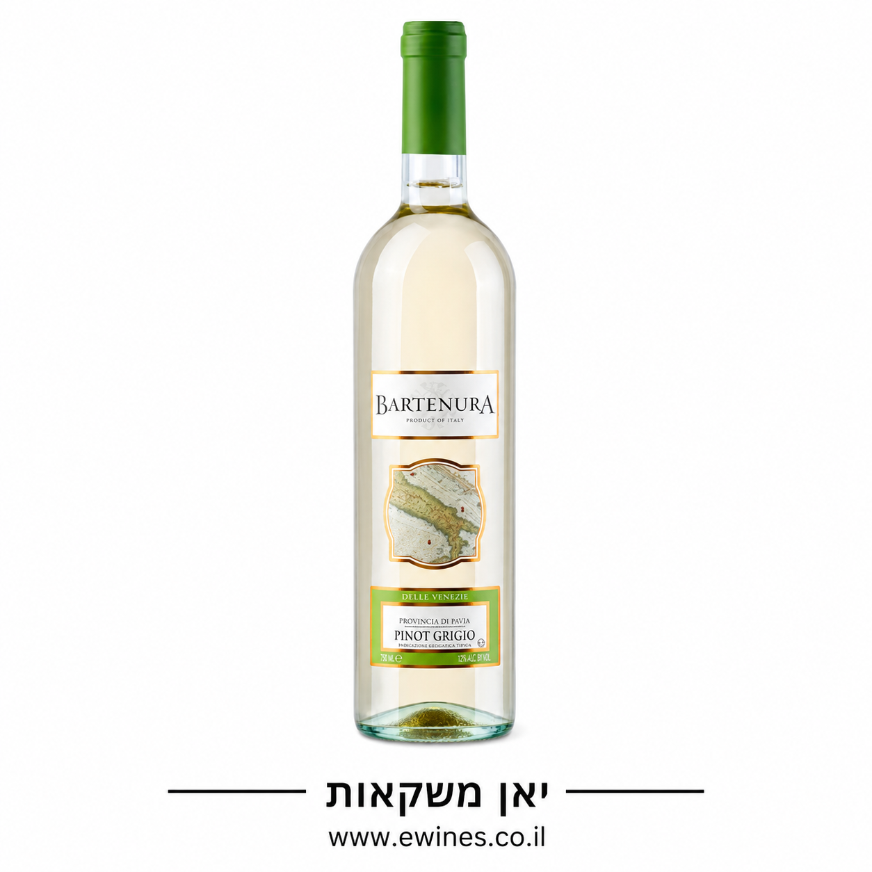 ברטנורא פינו גריג'יו 750 מ"ל