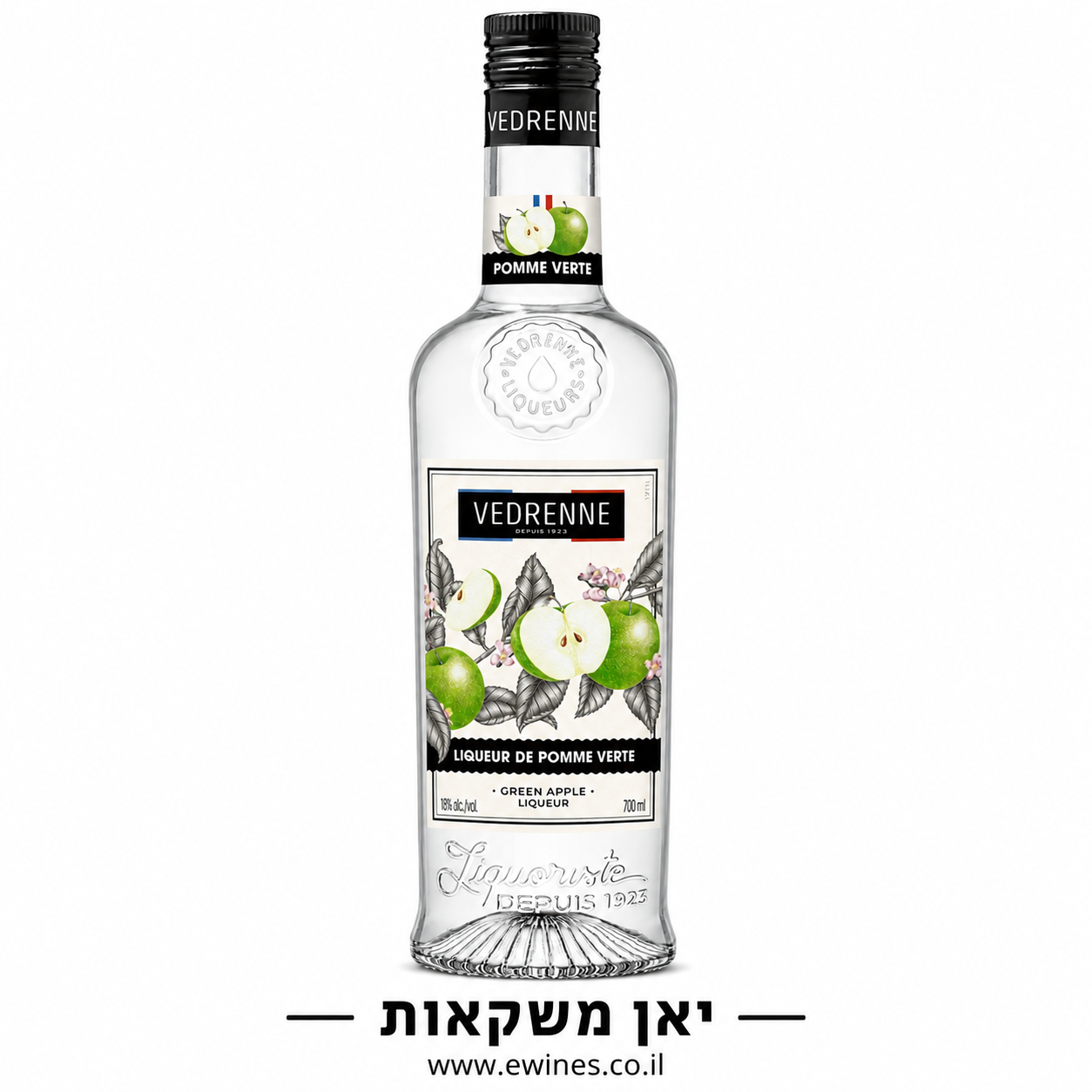 וודרן ליקר תפוח עץ ירוק 700 מ"ל