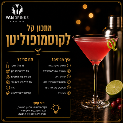 מתכון קל לקוסמופוליטן