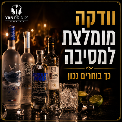 וודקה מומלצת למסיבה - כך בוחרים נכון