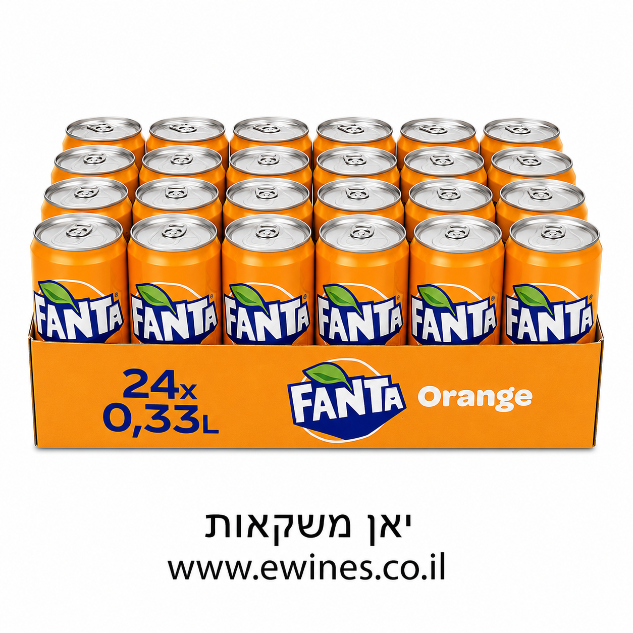 ארגז פחיות פאנטה 330 מ"ל 24 יחידות