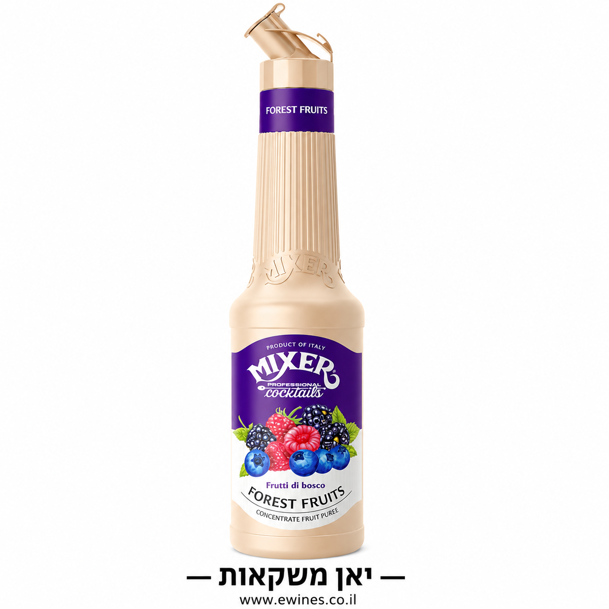 מיקסר מחית פירות יער 1 ליטר