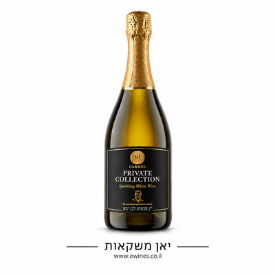 כרמל פרייבט קולקשן מבעבע לבן יבש 750 מ"ל