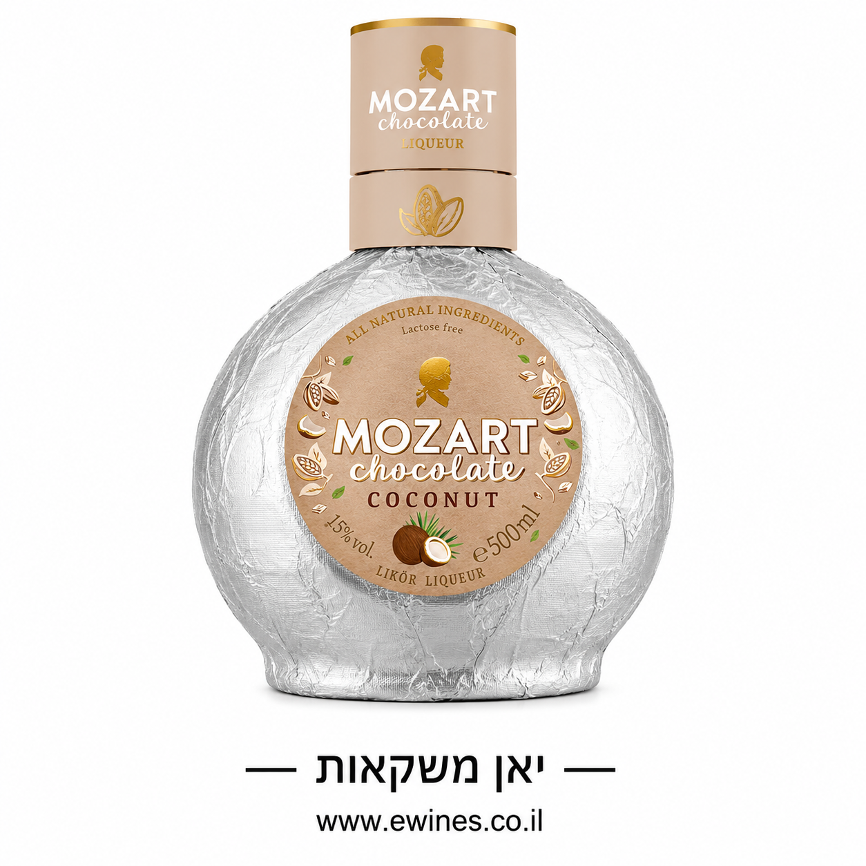 מוצרט שוקולד קוקוס 500 מ"ל