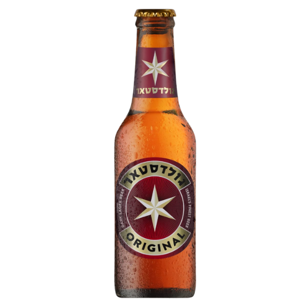 ארגז בירה גולדסטאר 250 מ"ל | 24 יחידות