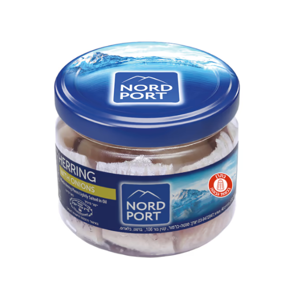 נורד פורט הרינג ממולח עם בצל כבוש 290 גרם